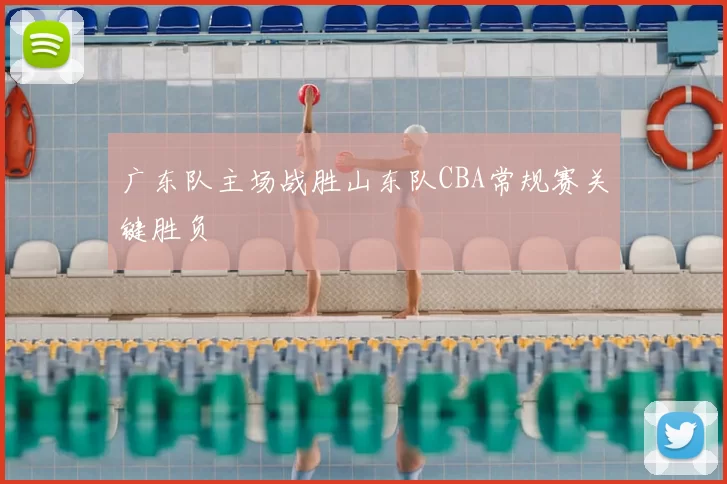 广东队主场战胜山东队CBA常规赛关键胜负